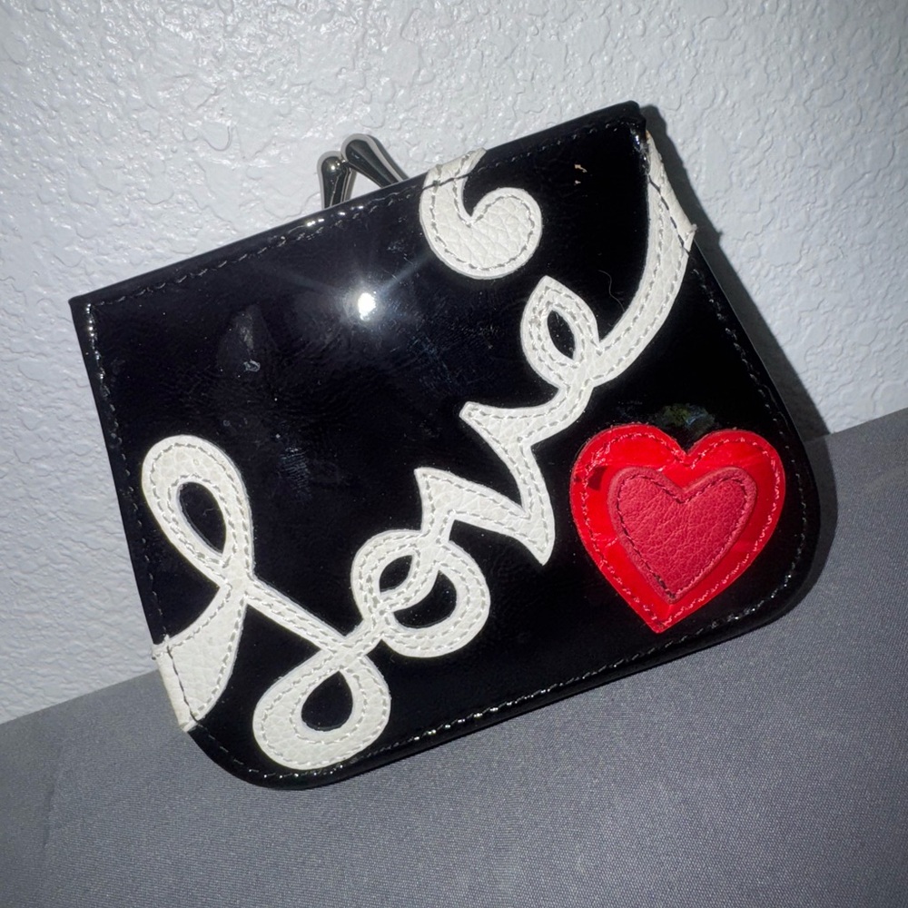 Black and Red Heart Women's Bag